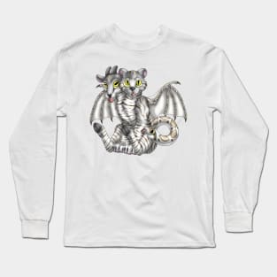 Chimera Cubs: Silver-Amber Tabby Long Sleeve T-Shirt